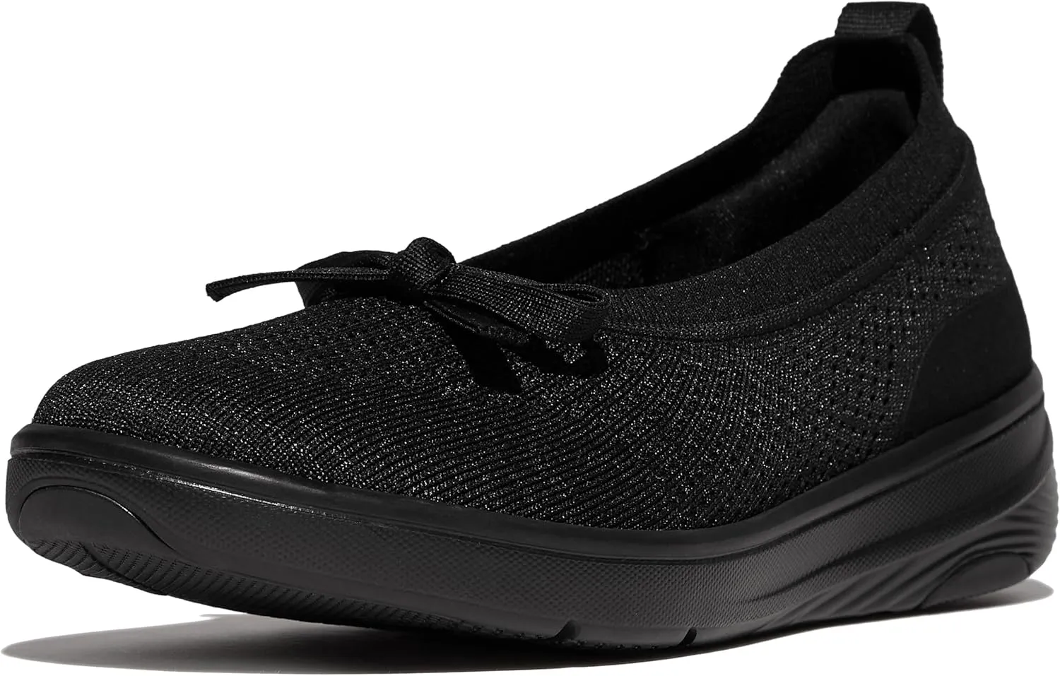 FitFlop Women's Super-q Bow Knit Ballet Flats