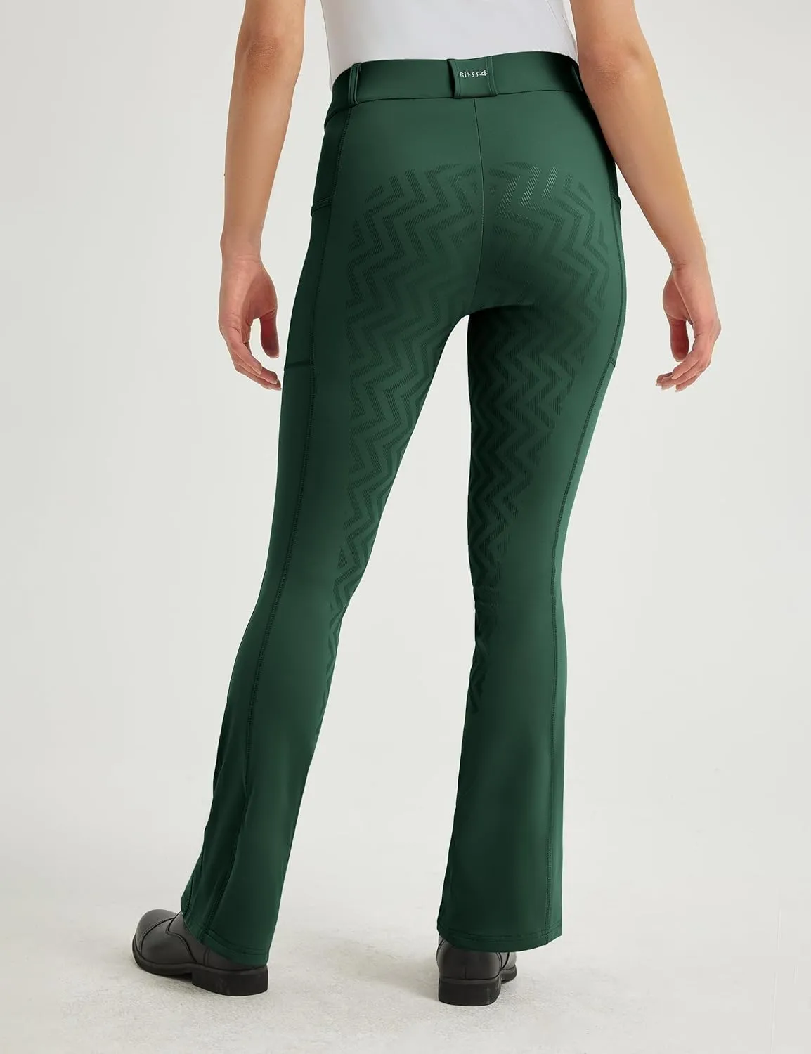 FitsT4 Sports Women's Bootcut Riding Breeches Full Seat Equestrian Pants Summer Riding Tights for Women