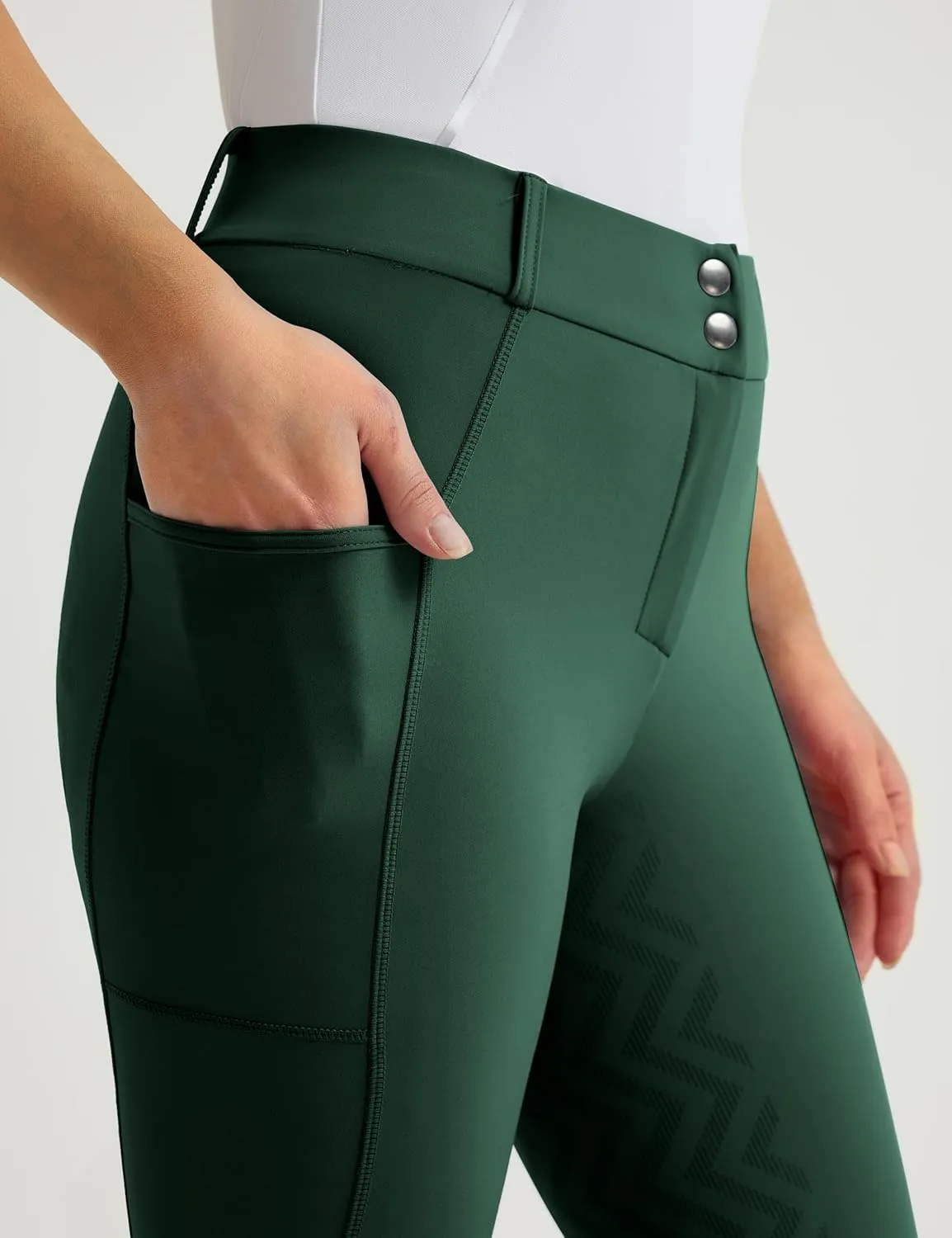 FitsT4 Sports Women's Bootcut Riding Breeches Full Seat Equestrian Pants Summer Riding Tights for Women