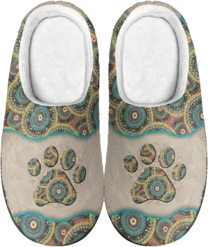 Flashideas Slippers for Women Men Soft Fluffy Warm Home Non-Slip Couple Style Casual Slippers