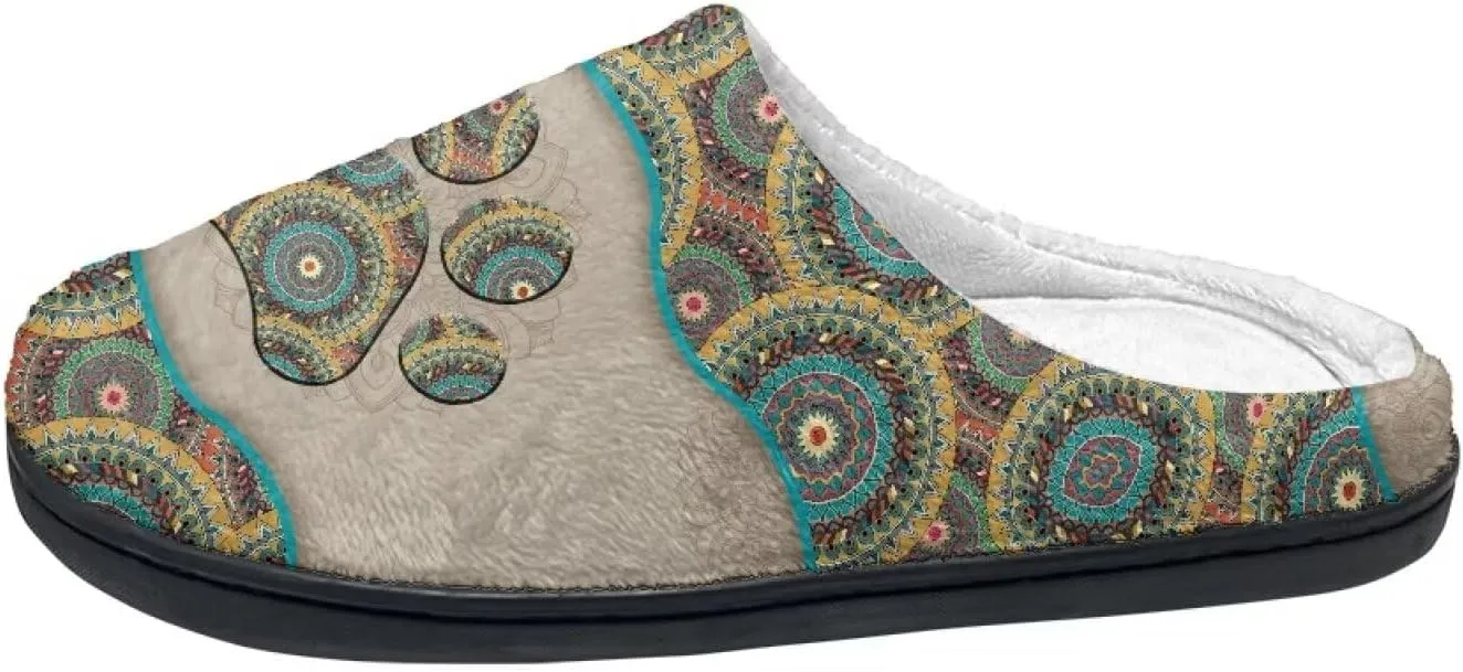 Flashideas Slippers for Women Men Soft Fluffy Warm Home Non-Slip Couple Style Casual Slippers