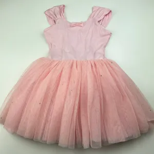 Flo pink ballet / dance leotard dress, size 6, Pre-loved