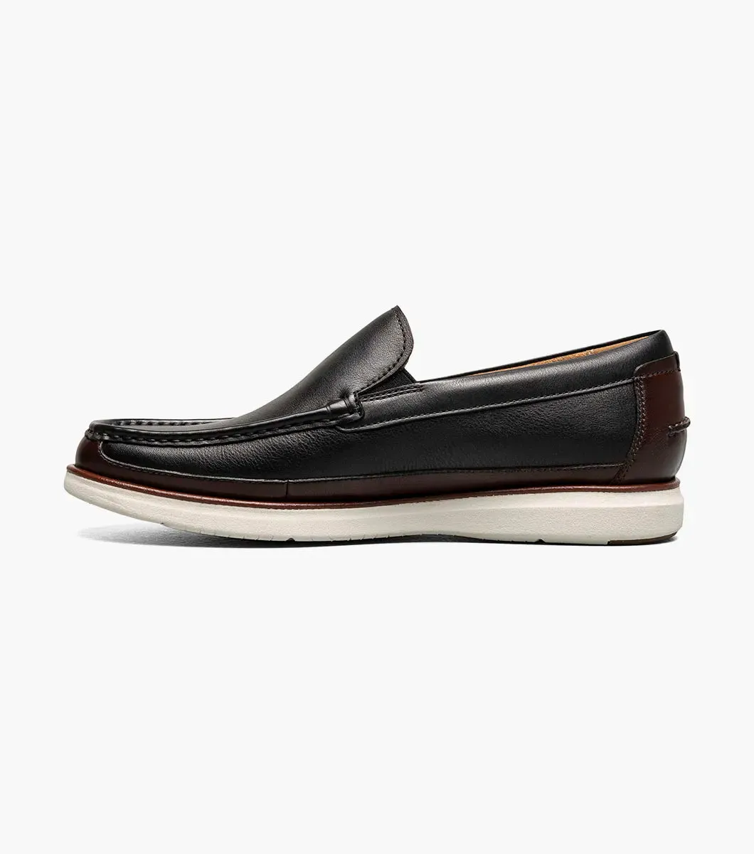 Florsheim Men's Tropics Moc Toe Venetian Slip On Black Multi