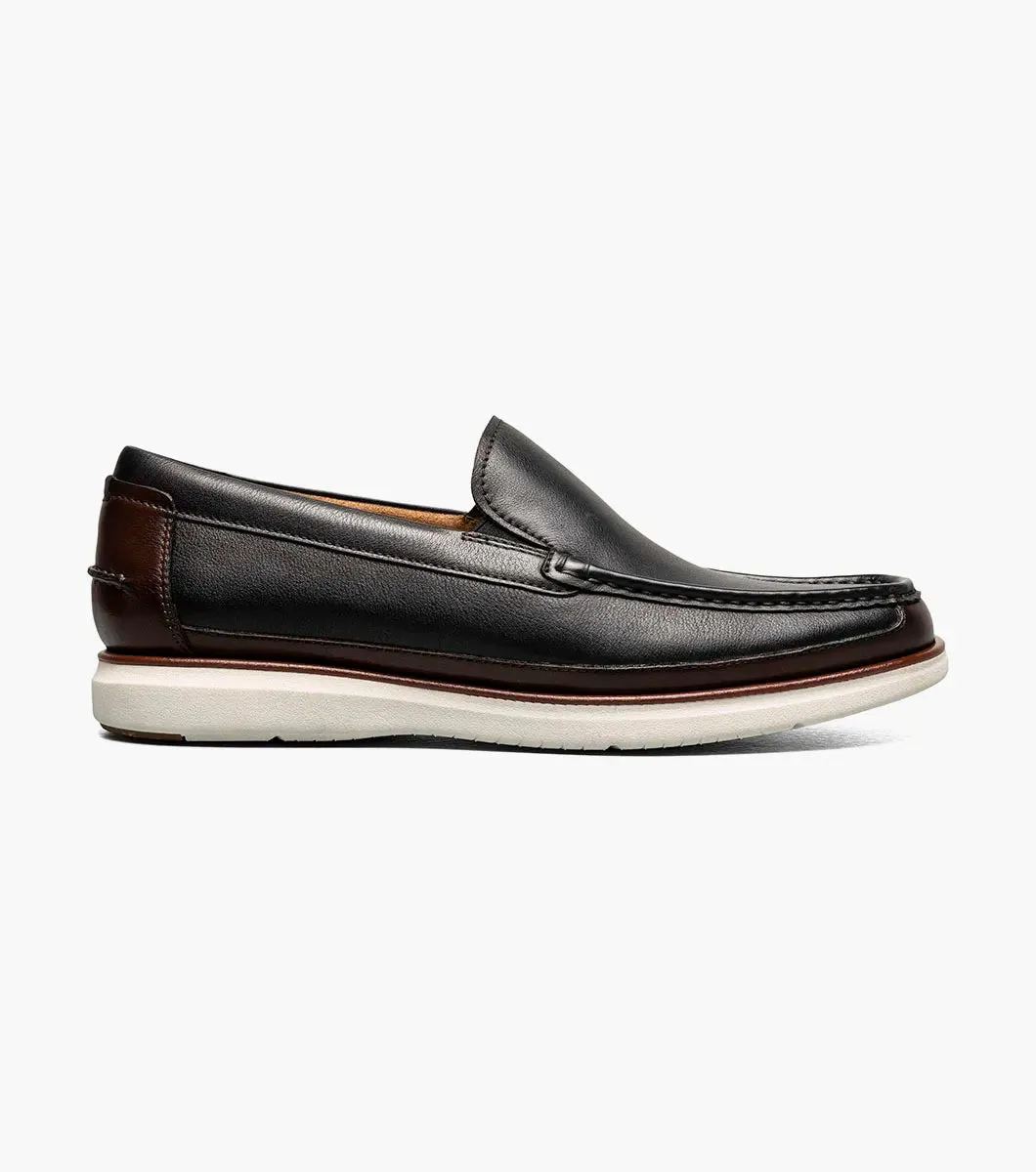 Florsheim Men's Tropics Moc Toe Venetian Slip On Black Multi