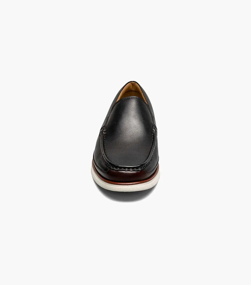 Florsheim Men's Tropics Moc Toe Venetian Slip On Black Multi