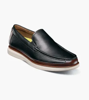Florsheim Men's Tropics Moc Toe Venetian Slip On Black Multi