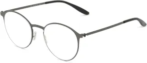 Foster Grant Unisex Adult Hayden Superflat Glasses Reading Glasses, Gunmetal, 50mm US