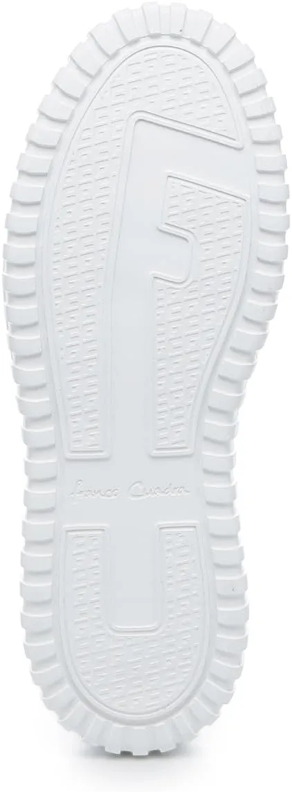 FRANCO CUADRA Womens Python Leather Platform Sneaker