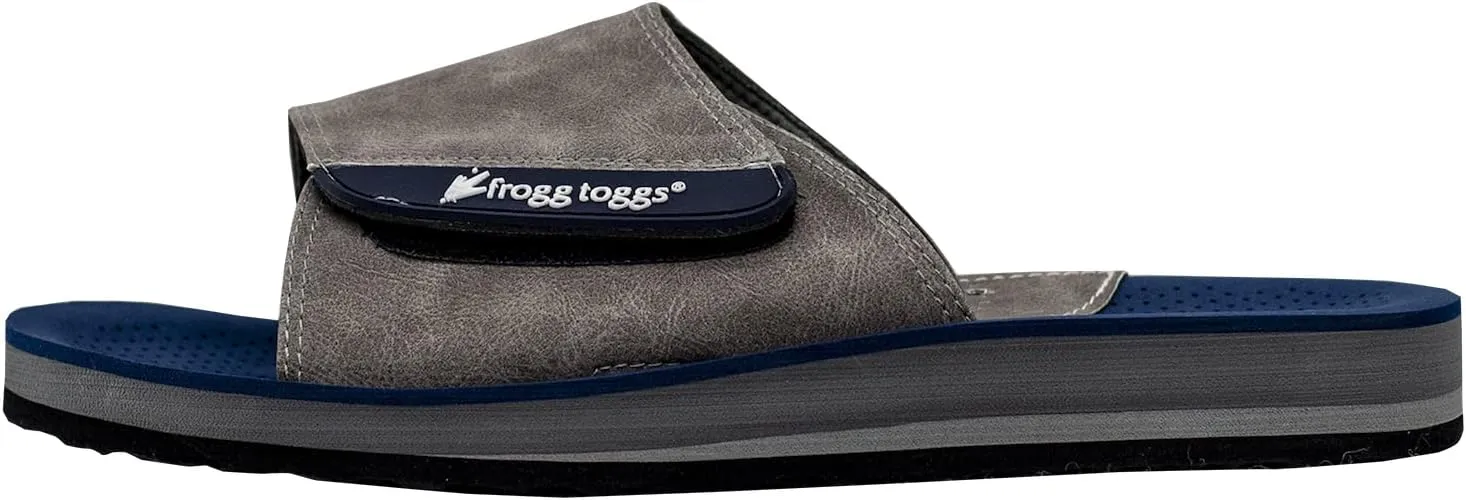 FROGG TOGGS Men's Charter, Comfort Slide Beach and Boat Sandal