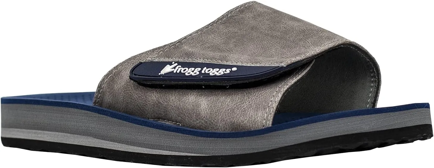 FROGG TOGGS Men's Charter, Comfort Slide Beach and Boat Sandal