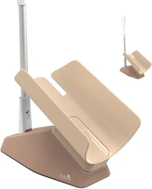 Fullicon EasySox, Aluminum Sock Horn Sock Aid, Sock Assistance Device No Bending for Senior Men Elderly Women, Safe Sock Device to Assist in Putting on Socks, Sock Puller Aid Easy On & Off (Beige)