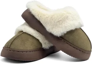 Fuzzy House Slippers for Kids Girls boys Soft Plush Platform House Shoes Memory Foam Warmth Slip-on Slippers Indoor Outdoor Big Kid