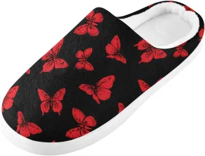 GAIGEO Slippers Men Cute Striped Cat, Soft House Slippers with Memory Foam, Lightweight Non-Slip