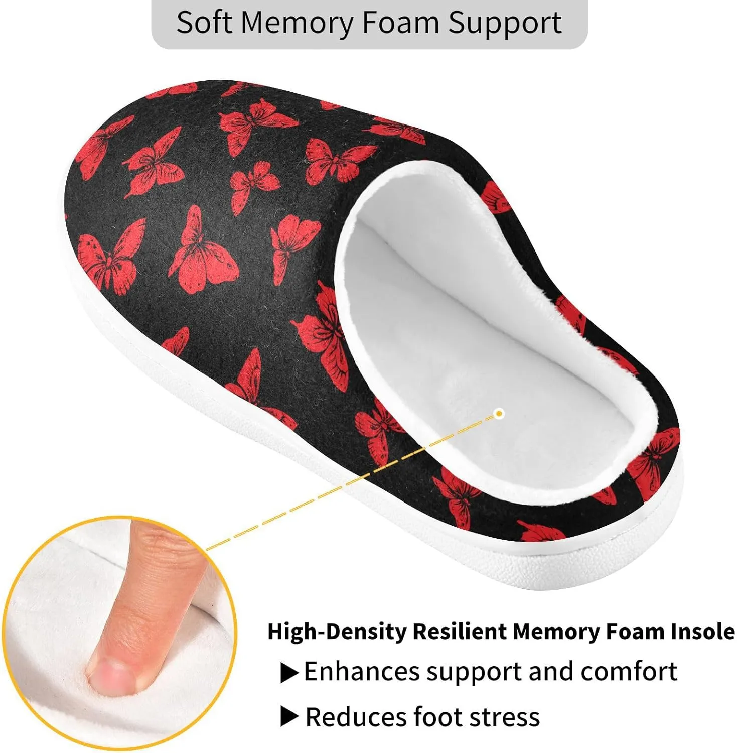 GAIGEO Slippers Men Cute Striped Cat, Soft House Slippers with Memory Foam, Lightweight Non-Slip