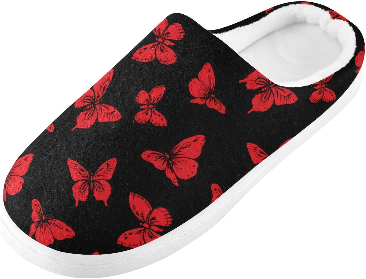 GAIGEO Slippers Men Cute Striped Cat, Soft House Slippers with Memory Foam, Lightweight Non-Slip