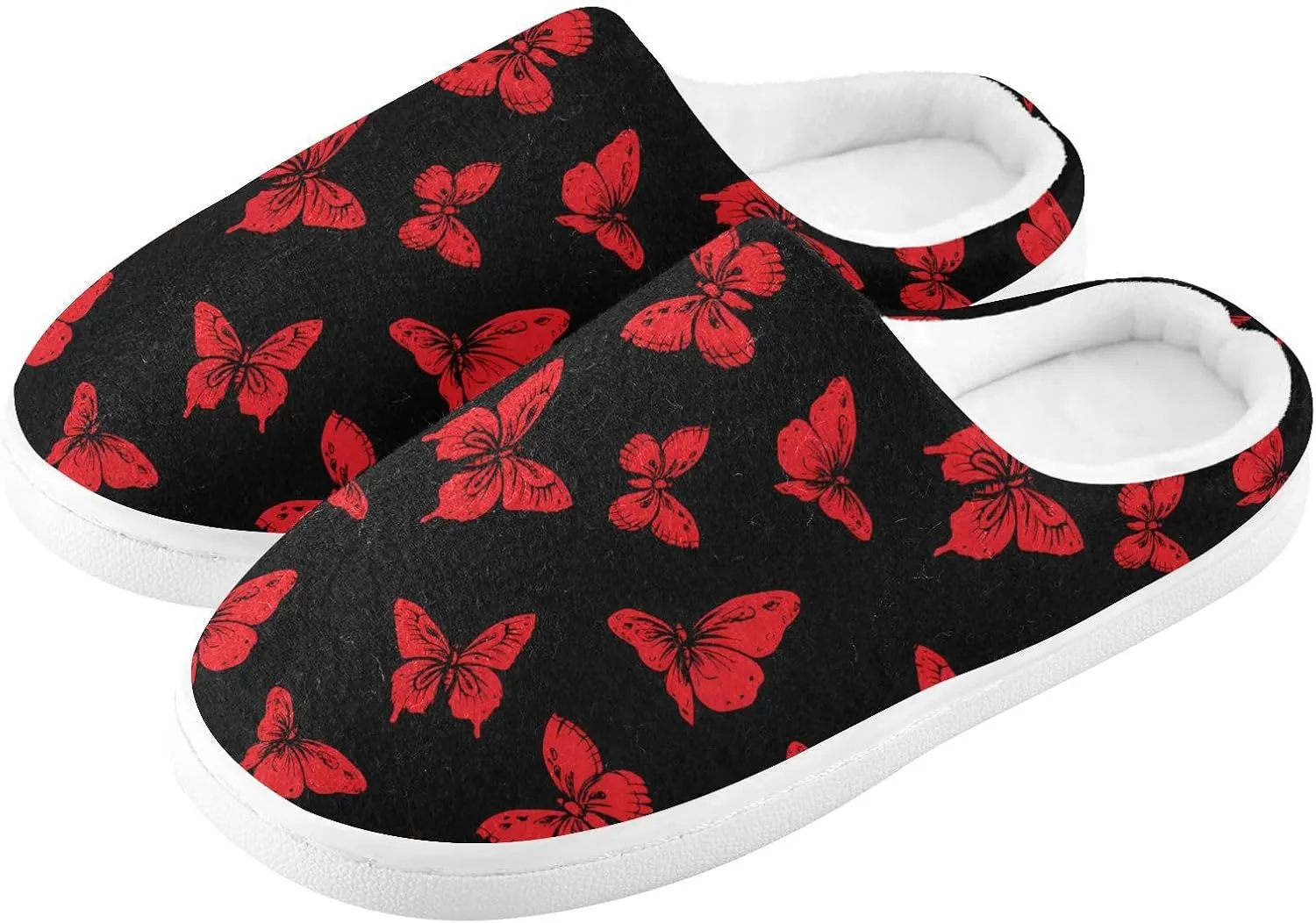GAIGEO Slippers Men Cute Striped Cat, Soft House Slippers with Memory Foam, Lightweight Non-Slip