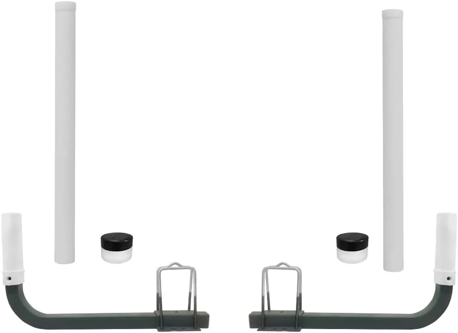 Galvanized Steel Boat Trailer Guide with PVC Pipes for Ski Boat Fishing Boat, Sailboat Trailer 40 Inches