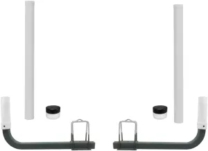 Galvanized Steel Boat Trailer Guide with PVC Pipes for Ski Boat Fishing Boat, Sailboat Trailer 40 Inches