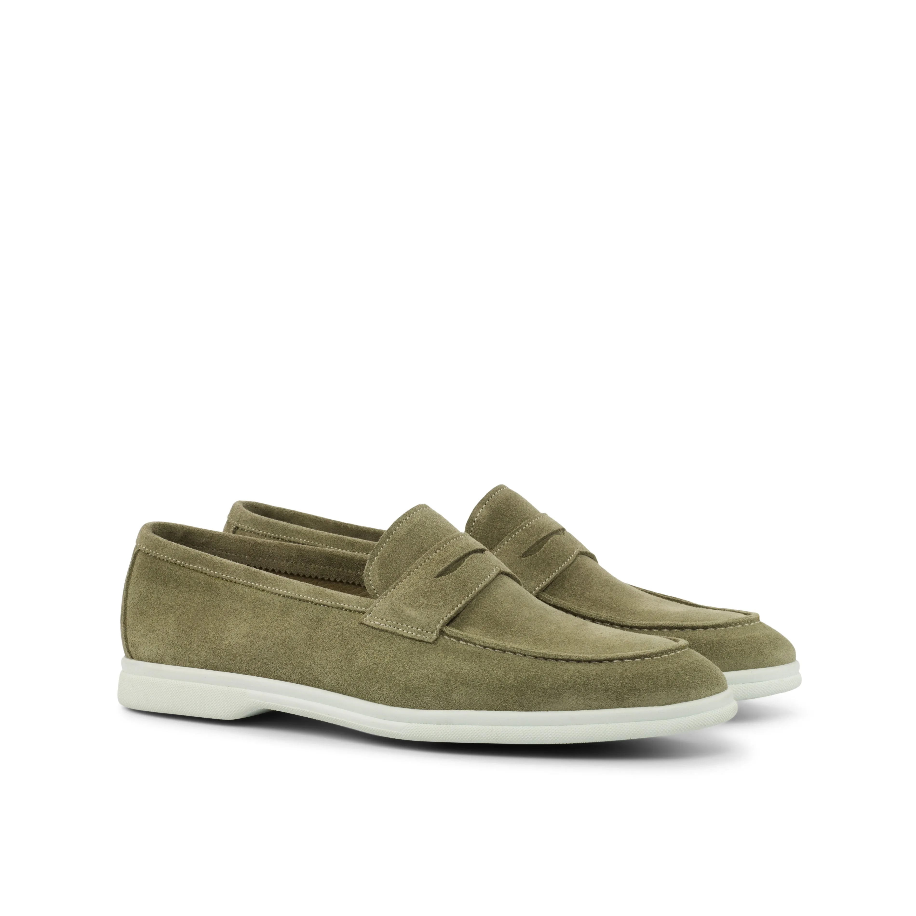 Gentlemen Flex Sport Sole Slip On - Sand Suede Calf Leather