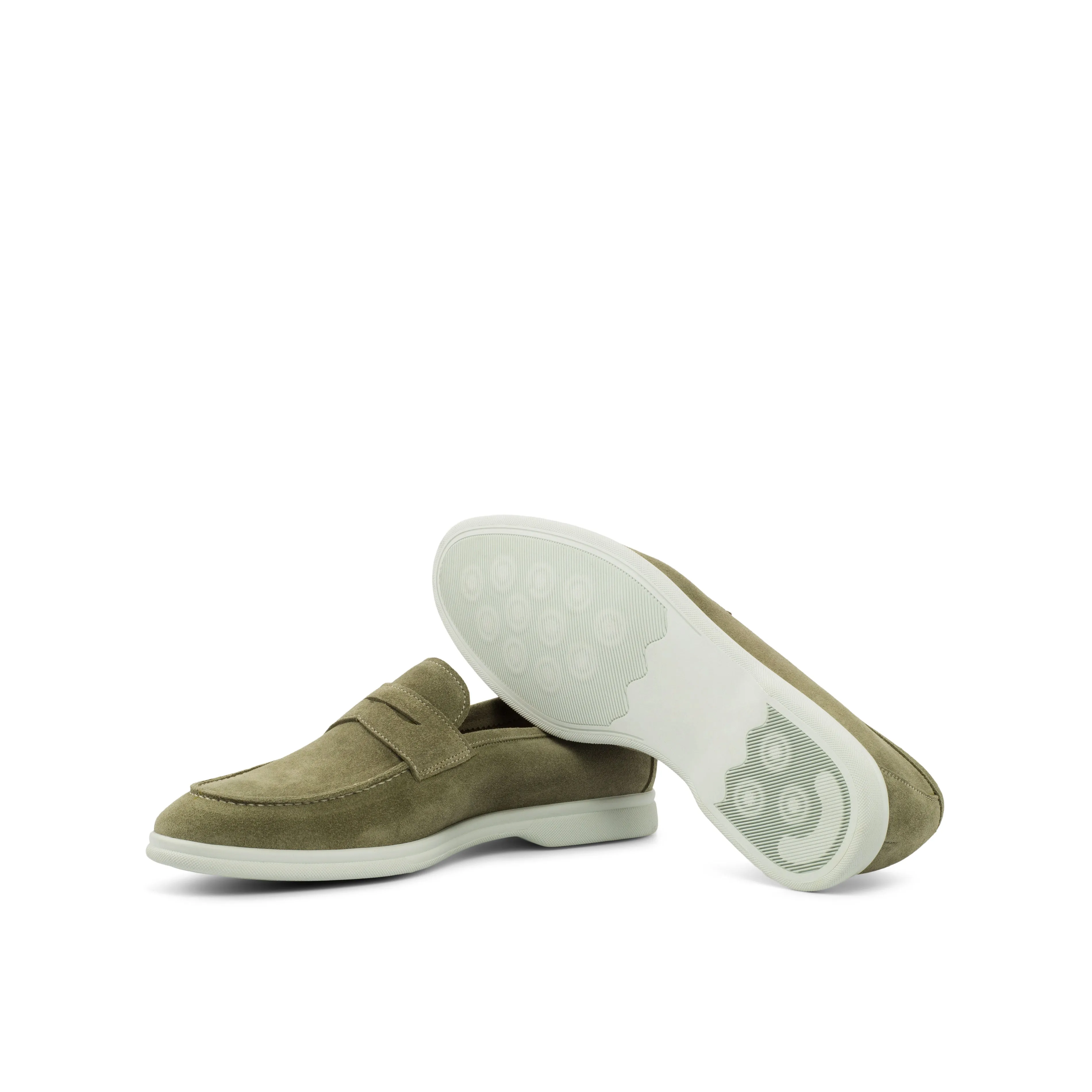 Gentlemen Flex Sport Sole Slip On - Sand Suede Calf Leather