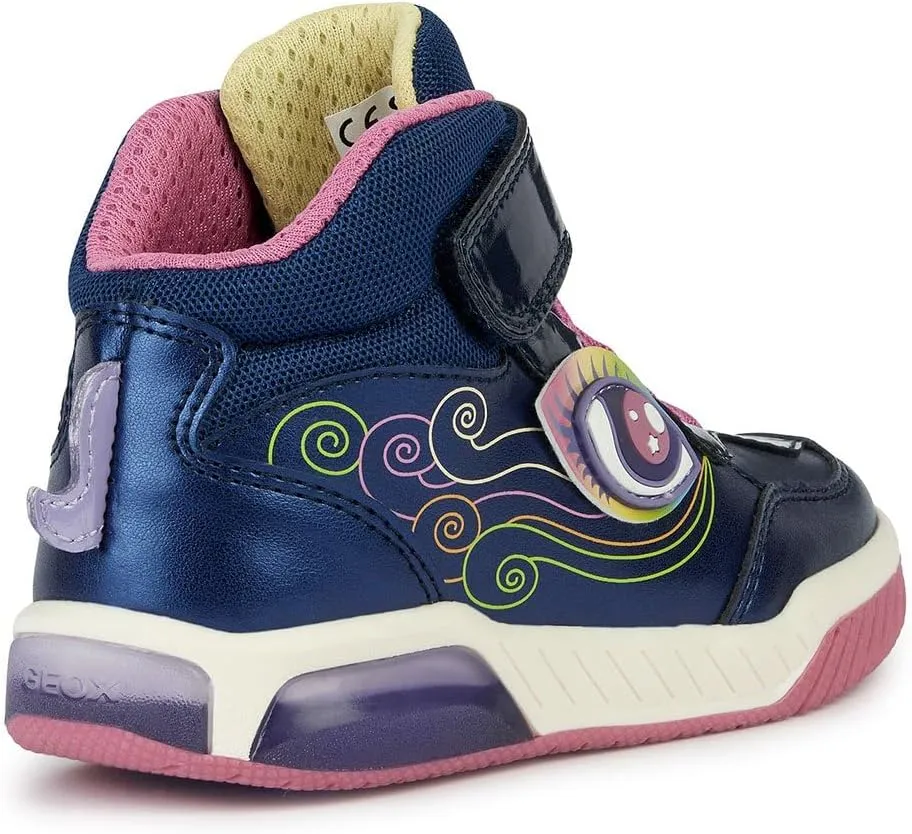 Geox Girl's Inek 7 (Toddler/Little Kid) Sneaker
