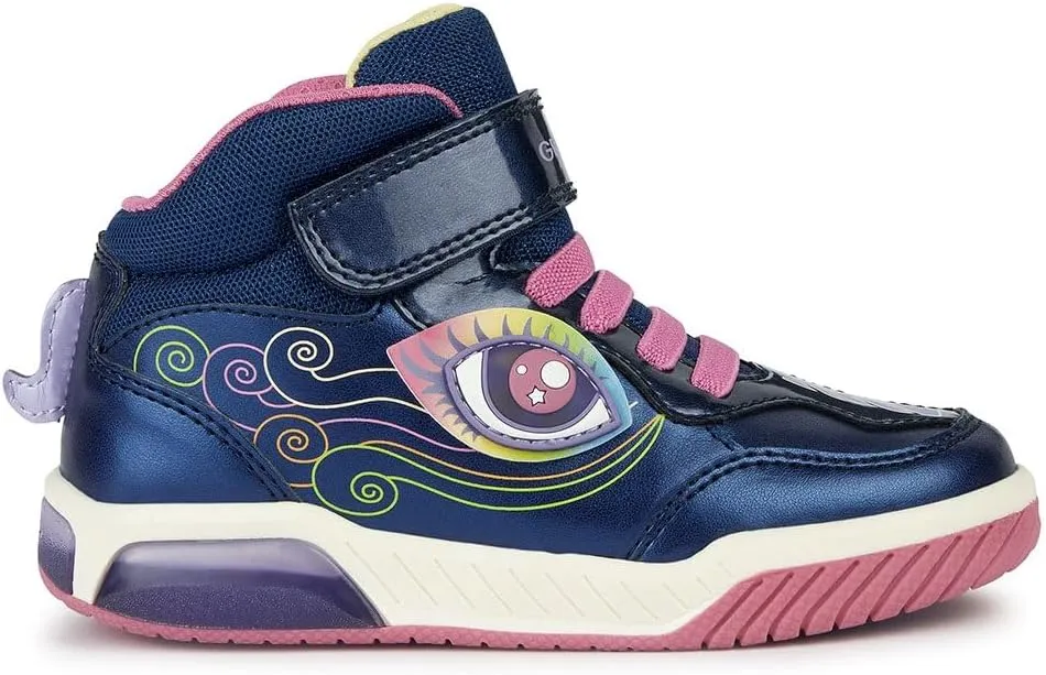 Geox Girl's Inek 7 (Toddler/Little Kid) Sneaker