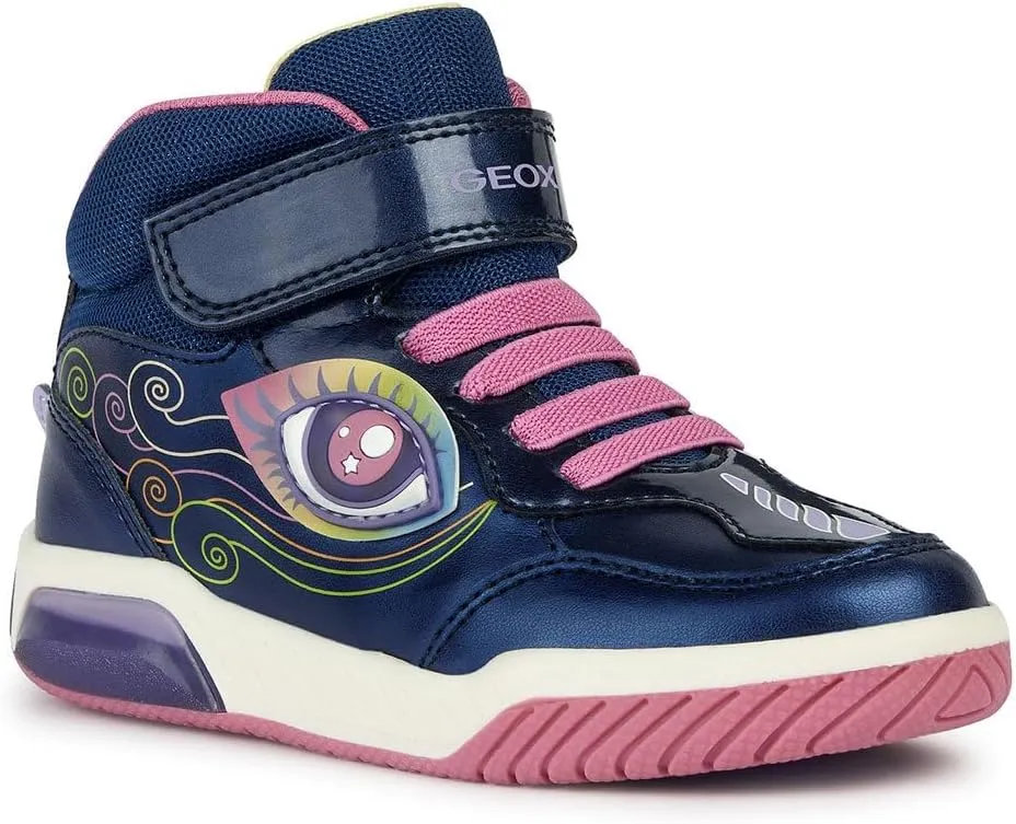 Geox Girl's Inek 7 (Toddler/Little Kid) Sneaker