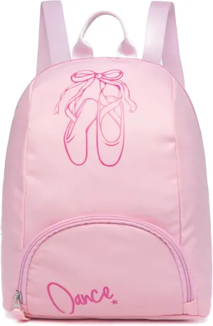 Girls Dance Bag, Ballet tutu Backpack Age 3-8 (Pink Salt)