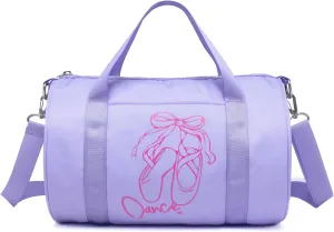 Girls Dance Bag, Mini Ballet Tutu Bag, Age 2-8 (Lavender)