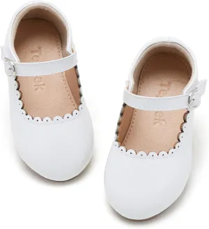 Girls Dress Shoes Ballet Mary Jane Flat Toddler Kid Bow Party Shoes