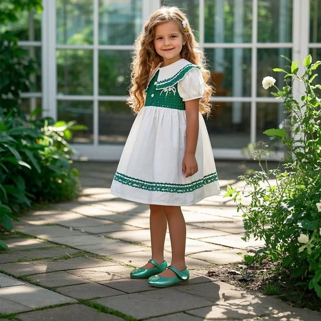 Girls Dress Shoes Ballet Mary Jane Flat Toddler Kid Bow Party Shoes