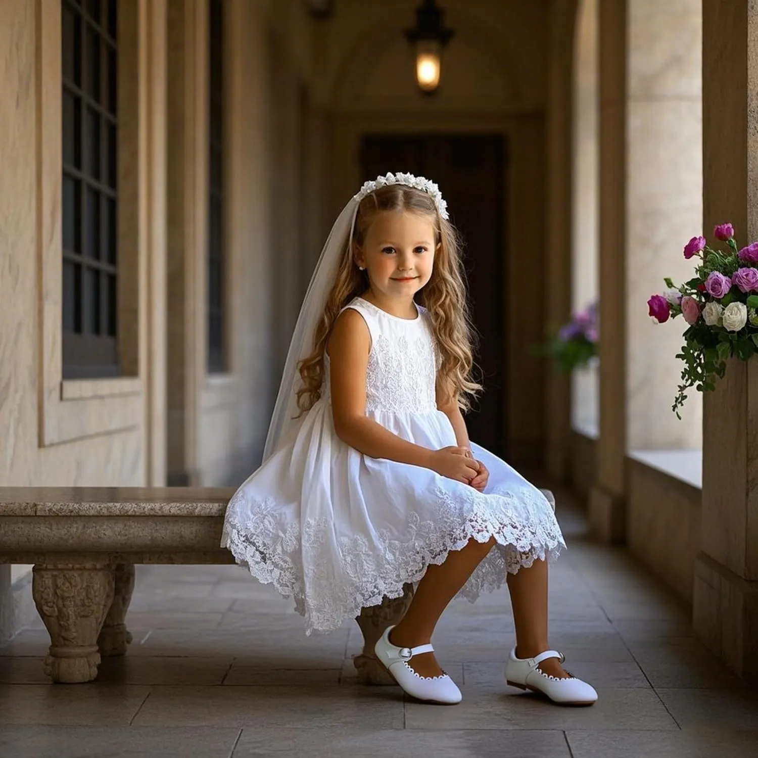 Girls Dress Shoes Ballet Mary Jane Flat Toddler Kid Bow Party Shoes