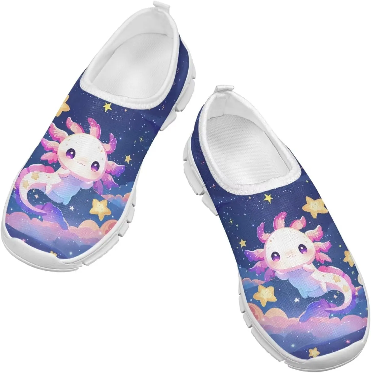 Girls Kids Slip On Sneakers Big Kids Casual Gym Tennis Shoes Soft Sole