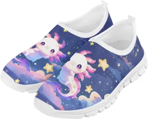 Girls Kids Slip On Sneakers Big Kids Casual Gym Tennis Shoes Soft Sole