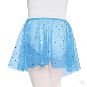 Girls Sequin Tulle Pull On Skirt