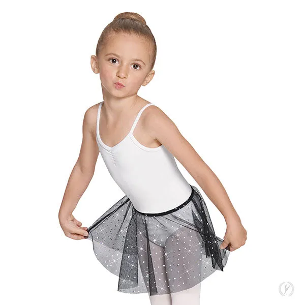 Girls Sequin Tulle Pull On Skirt