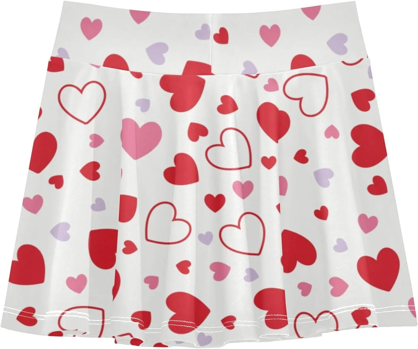 Girls Skorts Active Athletic Skirts with Inner Built-in Shorts for Golf Tennis 3-12T Bright Light Yellow Lemon
