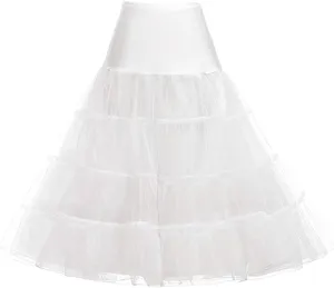 GRACE KARIN Women's 50s Vintage Petticoat Crinoline Tutu Underskirts Tea Length 30 inch Long