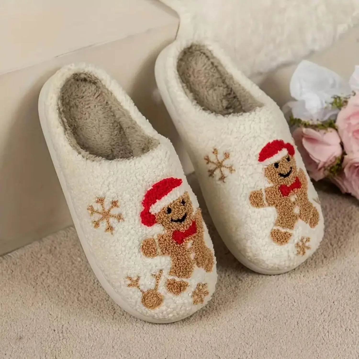 Grimace Halloween Soft Plush Comfy Slippers - Pumpkin Slippers, Slip-on, Cozy Indoor/Outdoor, Fluffy for Women & Men