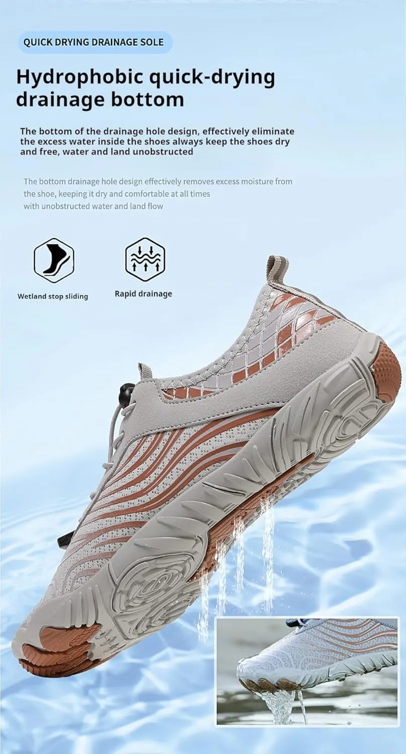 Grounded Barefoot Footwear for Women Men Neuropathy, Grounding Shoes for Womens Mens, Lightweight Non-Slip Hike Barefoot Footwear Shoes