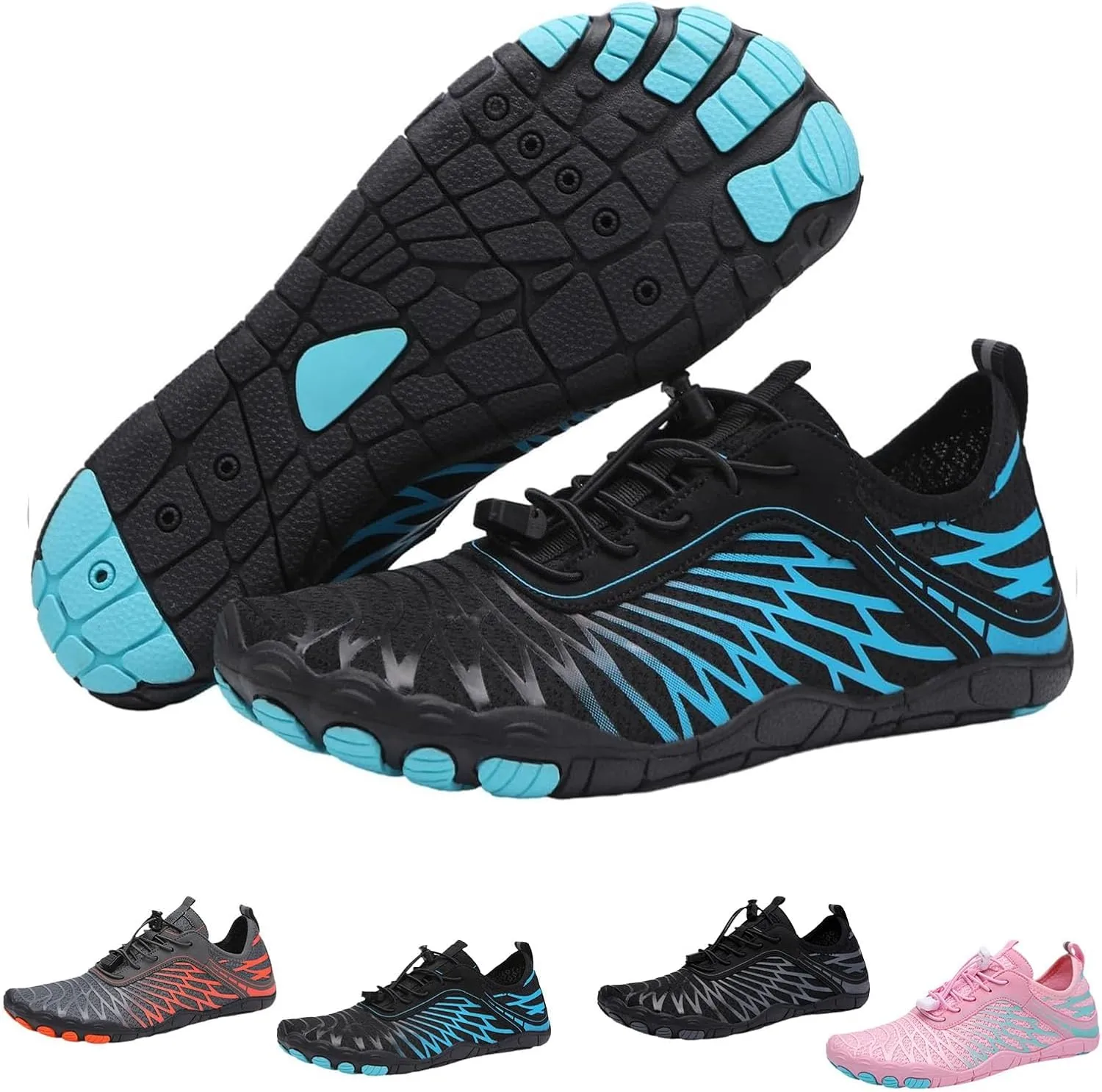 Grounded Barefoot Footwear for Women Men Neuropathy, Grounding Shoes for Womens Mens, Lightweight Non-Slip Hike Barefoot Footwear Shoes