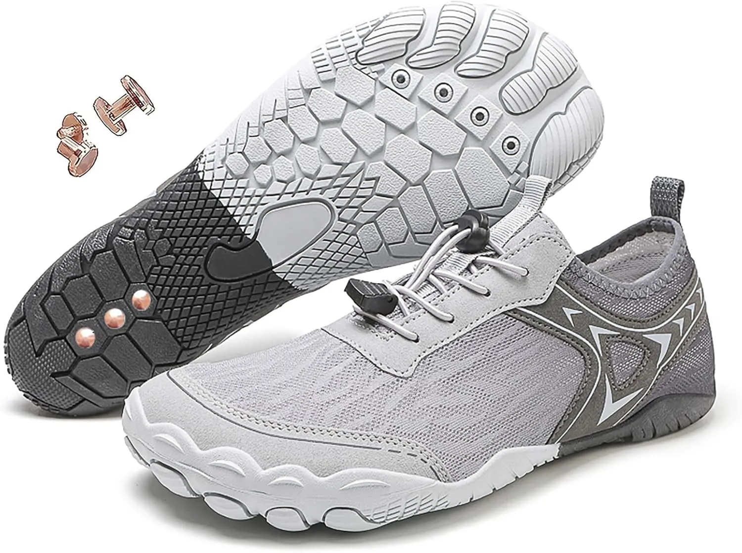 Grounding Shoes with Copper, Grounded Barefoot Footwear Hike Shoes for Women Men Waterproof Healthy Non-Slip