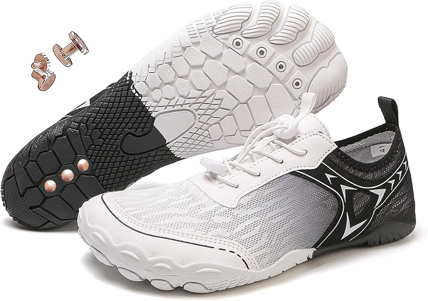 Grounding Shoes with Copper, Grounded Barefoot Footwear Hike Shoes for Women Men Waterproof Healthy Non-Slip