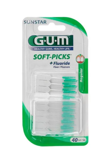 GUM Soft-Pics   Fluoride 40 pics