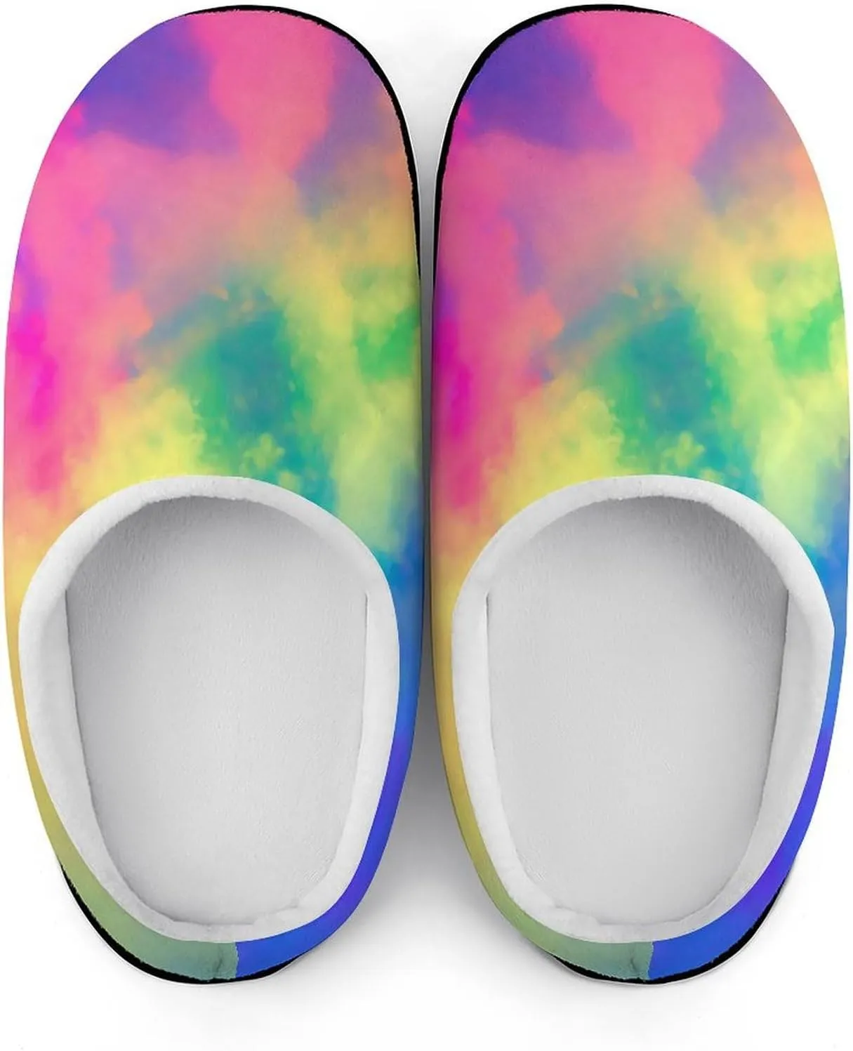 Halloween House Slippers For Woman Ladies Memory Foam Bedroom Slippers Indoor Outdoor Slip-On Shoes Soft Fall Slippers