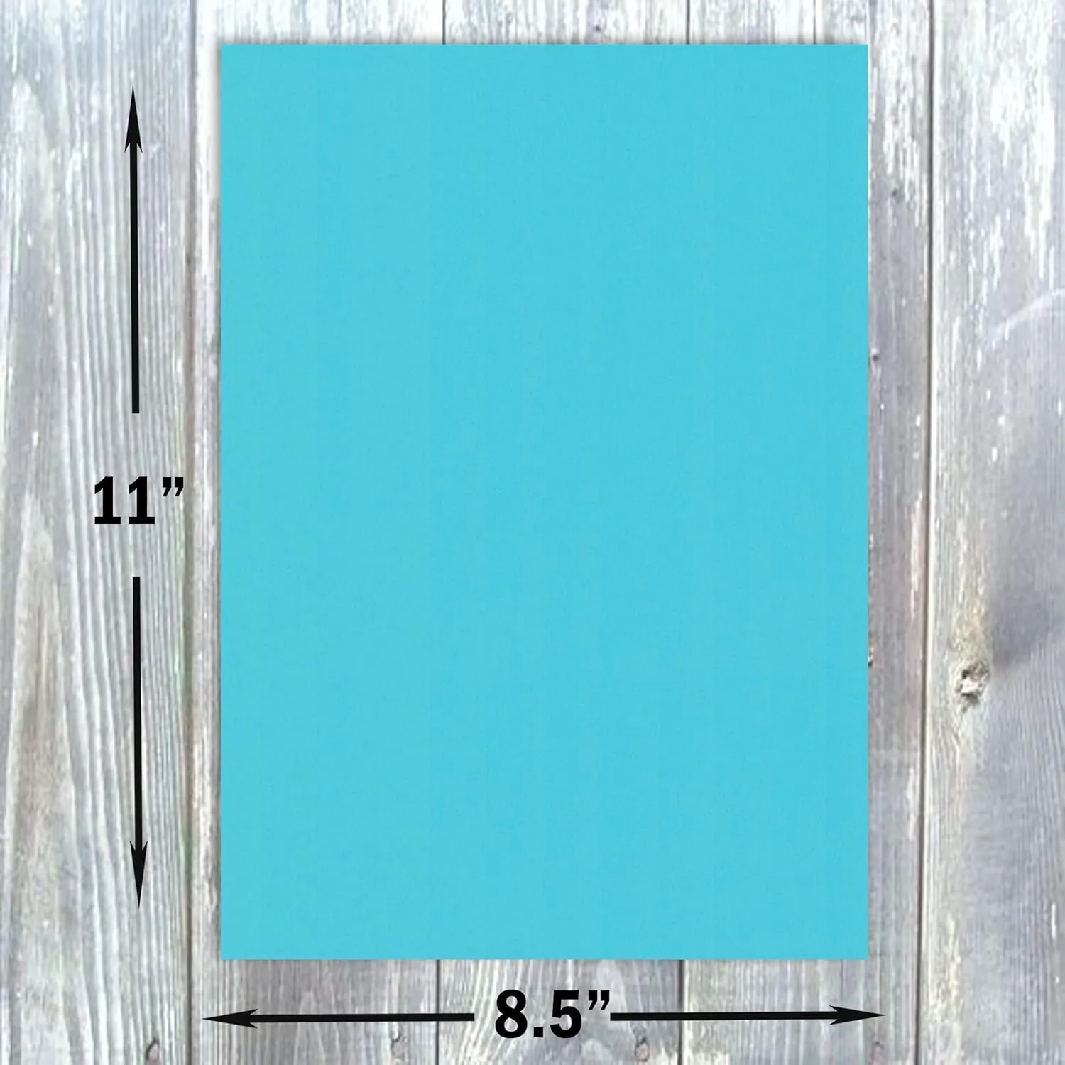 Hamilco Colored Cardstock Scrapbook Paper 8.5" x 11" Electric Blue Color Card Stock Paper 50 Pack