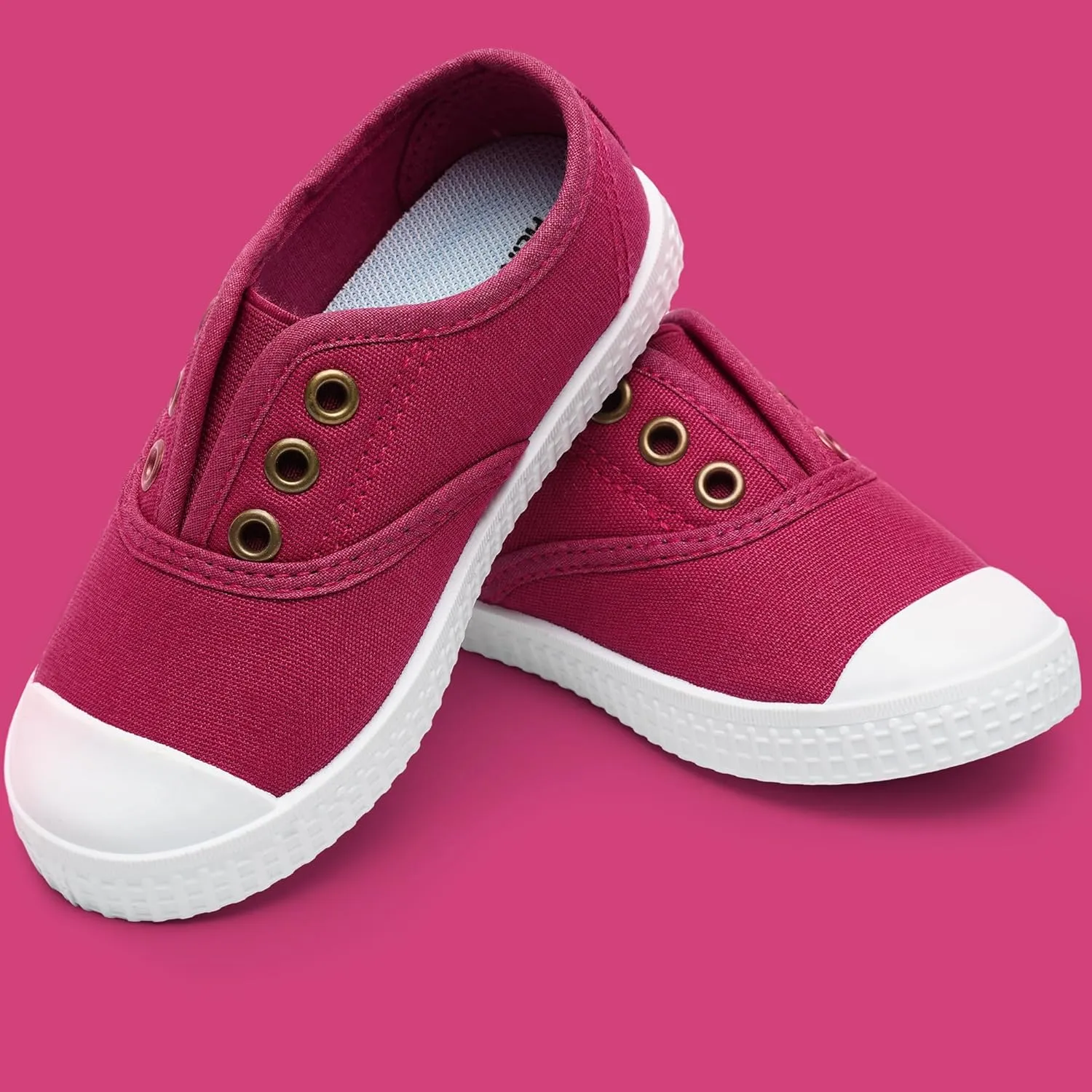 Harvest Land Kid Slip On Sneakers Toddler Comfortable Canvas Shoes for Boys Girls Light Tennis Shoes Children Fashion Shoes