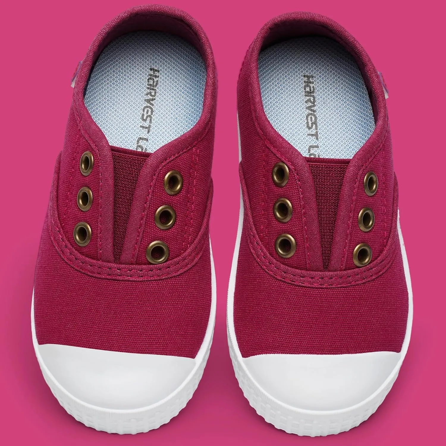 Harvest Land Kid Slip On Sneakers Toddler Comfortable Canvas Shoes for Boys Girls Light Tennis Shoes Children Fashion Shoes