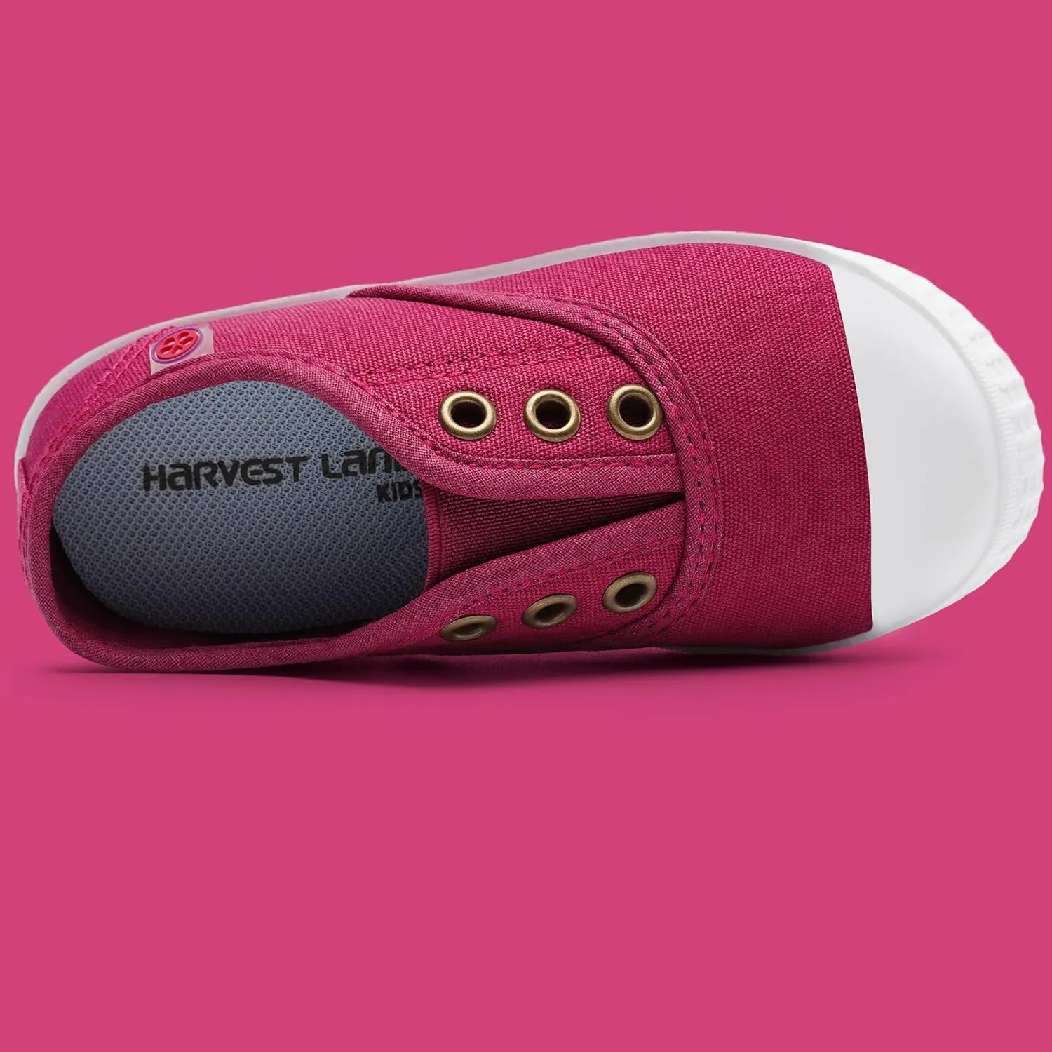 Harvest Land Kid Slip On Sneakers Toddler Comfortable Canvas Shoes for Boys Girls Light Tennis Shoes Children Fashion Shoes