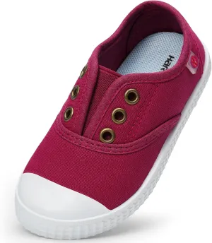 Harvest Land Kid Slip On Sneakers Toddler Comfortable Canvas Shoes for Boys Girls Light Tennis Shoes Children Fashion Shoes